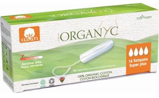 Organyc Tampons 100% biologisch katoen Geen applicator 16 stuks