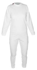 Gedesinfecteerde anti-luier pyjama, volledige lengte, wit, maat S