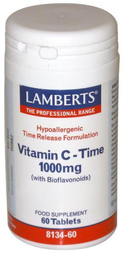 Lamberts Vitamine C 1000 mg met bioflavono&iuml;den en rozenbottels 60 tabletten