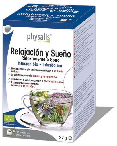 Physalis Ontspanning Slaap Infusie 20 Bio Sachets