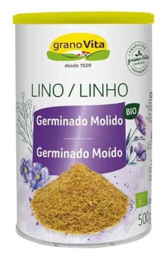 Granovita Biologisch Gemalen Gekiemd Vlas 500 gr