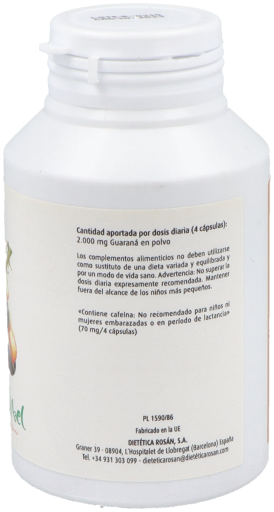 Guarana 500mg 120 Capsules