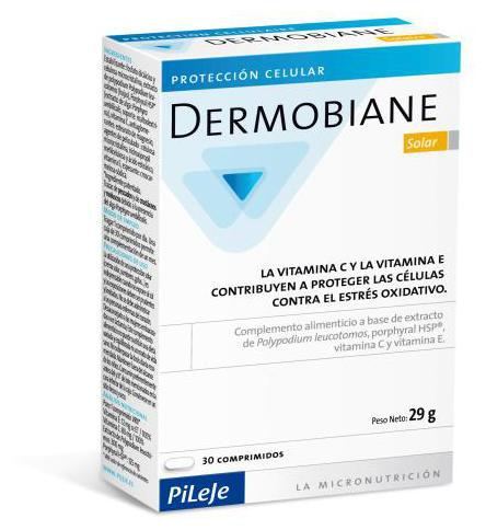 Pileje Dermobiane solaire 30 tabletten samengesteld uit vitamine E en selenium