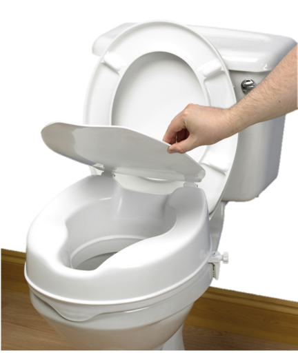 Ayudas dinamicas Toiletbrillift 10 centimeter met Deksel