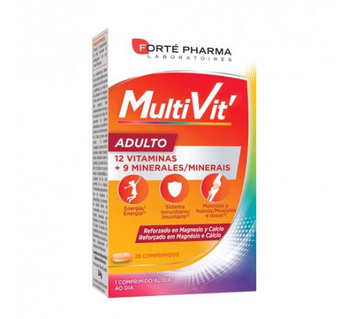 Fort&eacute; Pharma Energie Multivitaminen Volwassenen 28 Tabletten
