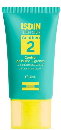 Isdin Acniben Gel Cream Glans en Puistjes Controle 40 ml