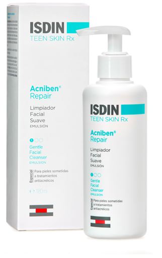Isdin Acniben Repair Zachte Gezichtsreinigingsemulsie 200 ml