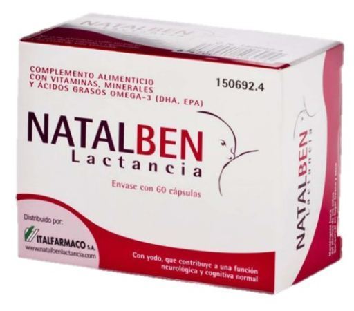 Natalben Natalben Borstvoeding 60 Capsules