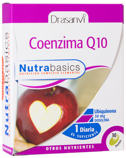 Drasanvi Co-enzym Q10 30mg 30 Parels Nutrabasics