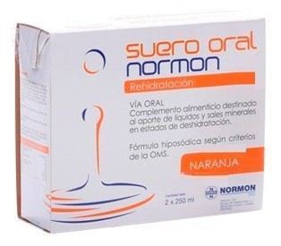 Normon Orange Oral Serum 2 Bricks 250 ml