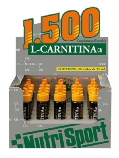 Nutrisport L-carnitine 1500 oranje 20 flesjes