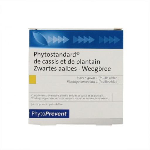 Pileje Phytostandard zwarte bessen weegbree 30 tabletten voedingssupplement