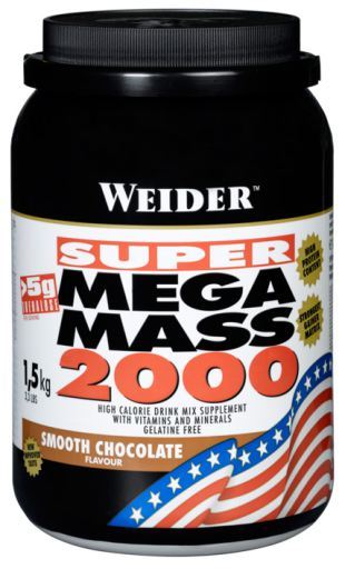 Weider Mega Mass 2000 Chocolade 1,5 kg