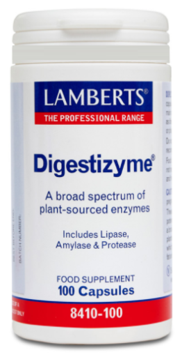 Lamberts Digestizime Hoogwaardige Spijsverteringsenzymen 100 Capsules