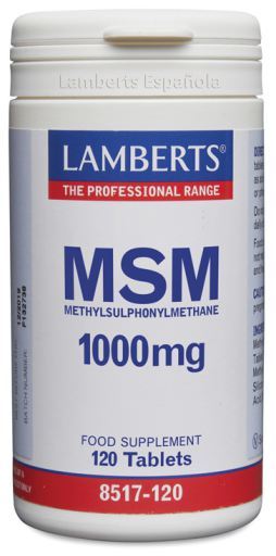 Lamberts MSM natuurlijke bron 1000 mg 120 tabletten