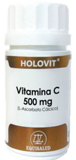 Equisalud Vitamine C Holovit 500 mg L-ascorbaat calciumcapsules