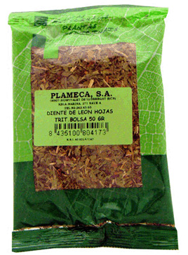 Plameca Paardebloembladeren geplet