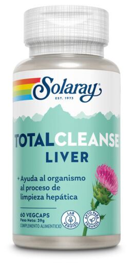 Solaray Total Cleanse Lever 60 plantaardige capsules