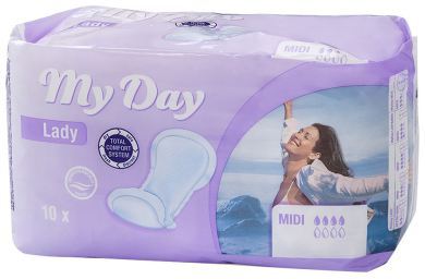 My Day Incontinentiecompressen Super 10 uds
