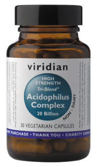 Viridian High Five Complex B met Magnesium Ascorbaat 30 Capsules