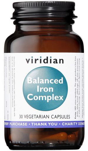 Viridian Evenwichtig ijzercomplex 30 plantaardige capsules