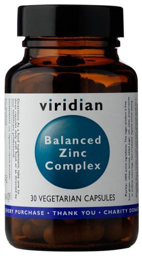 Viridian Gebalanceerd zinkcomplex 30 plantaardige capsules