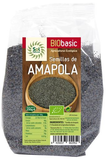 Sol Natural Biologische Maanzaad 250 gr