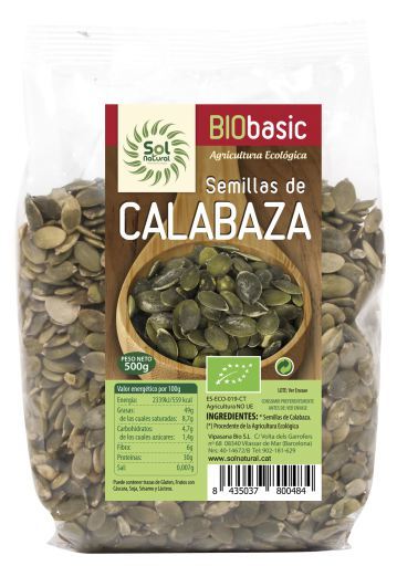 Sol Natural Biologische Pompoenpitten 500 gr