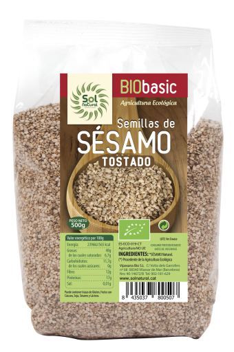Biologische Geroosterde Sesamzaden 500 gr