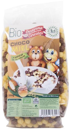 Sol Natural Kinder Granen Bio Chocolade-Honing Ballen 250 gr