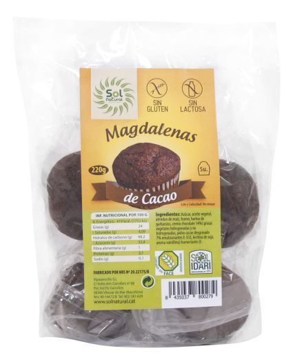 Sol Natural Super-Choc Muffins 5 Stuks 190 gr