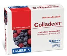 Lamberts Colladeen 160 mg beschermt en herstelt natuurlijk collageen 60 tabletten