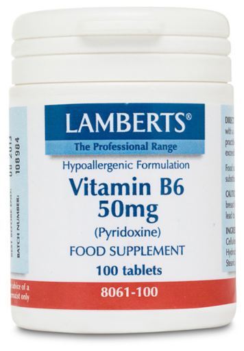 Lamberts Vitamine B6 50 mg pyridoxine 100 tabletten