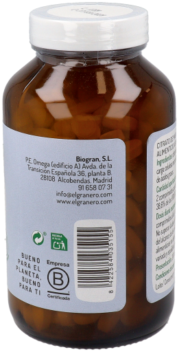 El Granero Integral Citraat Magnesium 760 mg Tabletten