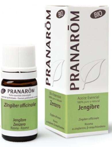 Pranarom Biologische Gember Essenti&euml;le Olie