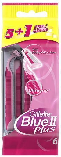 Gillette Venus Blue II Plus wegwerpscheermessen 6 stuks