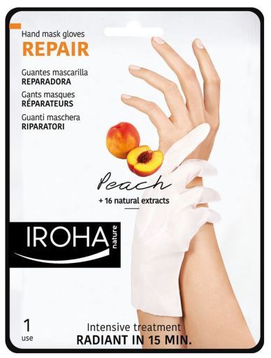 Iroha Nature Perzik regenererend handmasker
