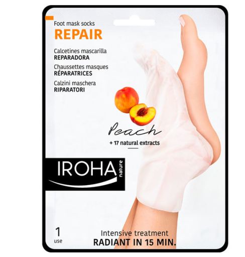 Iroha Nature Peach Repair Sok Voetmasker