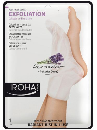 Iroha Nature Voetmasker Sokken Lavendel Scrub