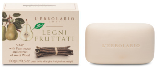 L'Erbolario Vruchtenzeep en Houtgeur 100 gr
