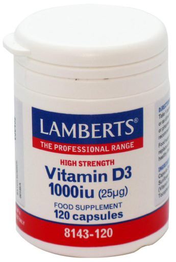 Lamberts Vitamine D3 1000 uI 25 mg