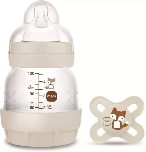 MAM Easy Start Anti-Colic Fles 0 maanden 130 ml + Fopspeen