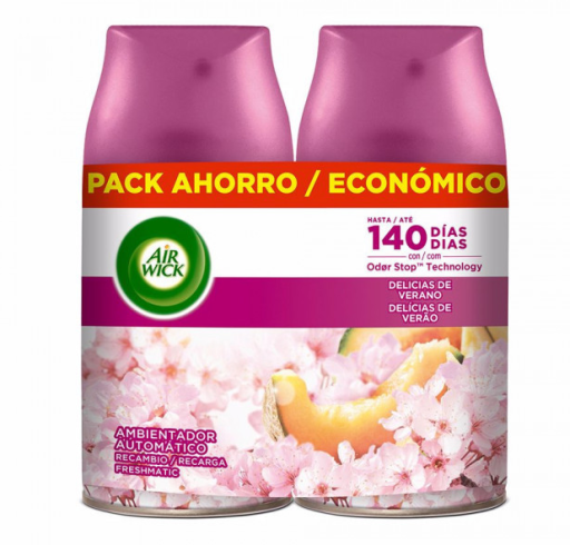Freshmatic Duplo Luchtverfrisser Vervangend Zomerse Verrukkingen 250 ml
