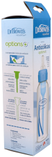 Natural Flow Options+ Anti-Colic Fox Fles Smalle Hals 250 ml Natural Flow Options+ Anti-Colic Fox Fles Smalle Hals 250 ml