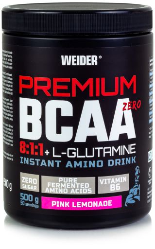 Weider Bcaa 8:1:1 + Glutamine Roze Limonade 500 gr