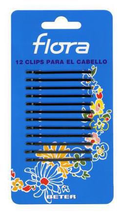 Beter 12 haarspeldjes FLORA, goud
