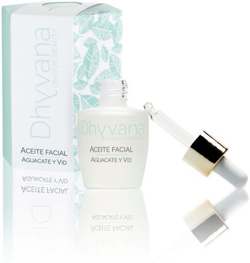 Dhyvana Avocado en Wijnstok Gezichtsolie 30 ml