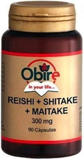 Obire Reishi Shitake Maitake 90 Capsules 300mg