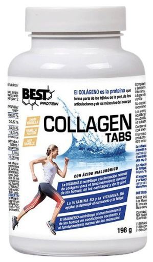 Best Protein Collageen Tabs 180 Tabletten 1100 mg Vanille