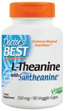L-Theanine Met Suntheanine 90 Vegetarische Capsules L-Theanine Met Suntheanine 90 Vegetarische Capsules